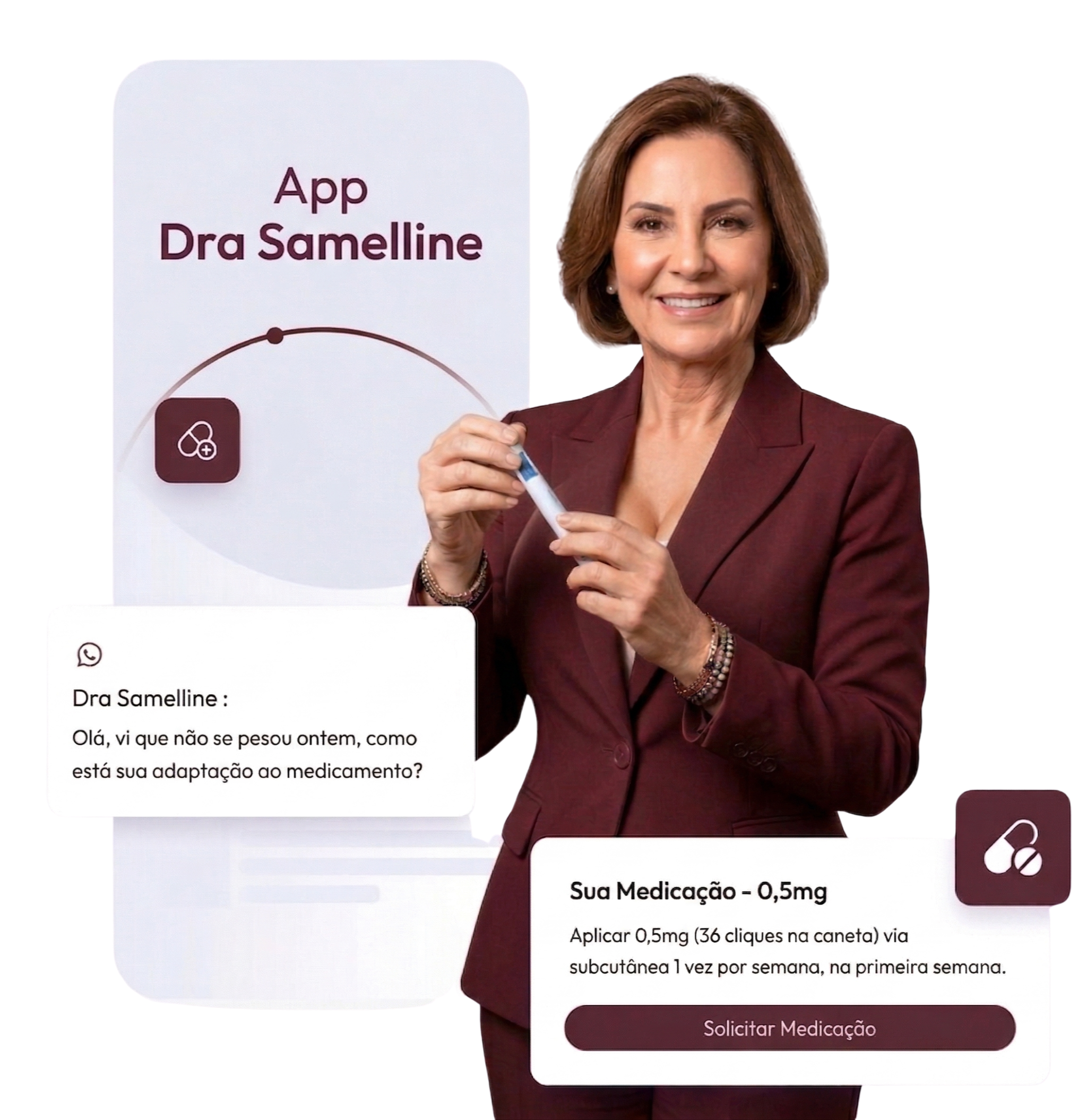 Mulher escrevendo sobre sua jornada de emagrecimento